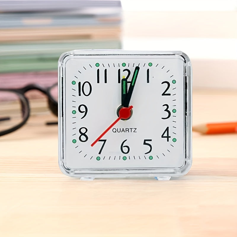 Simple White Square Alarm Clock | Stornfield