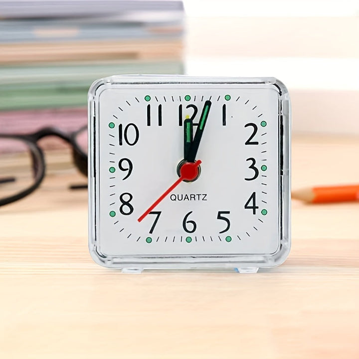 Simple White Square Alarm Clock | Stornfield