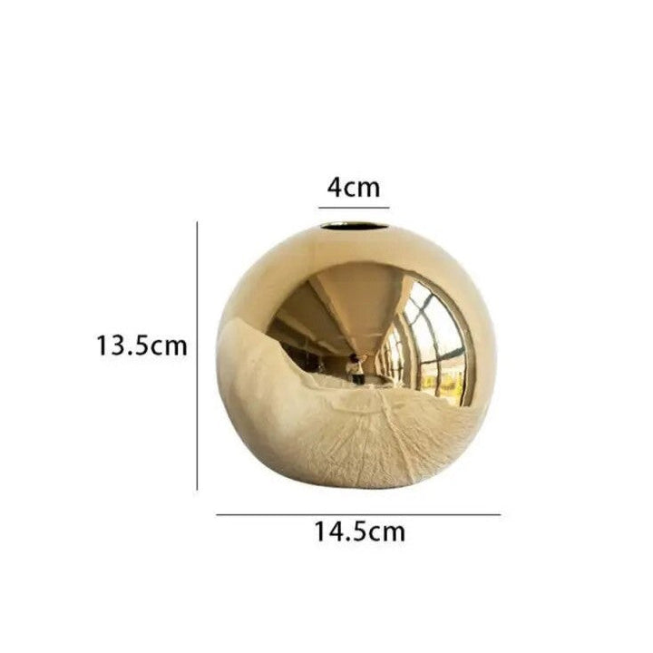 Stornfield | Golden Ball Vase