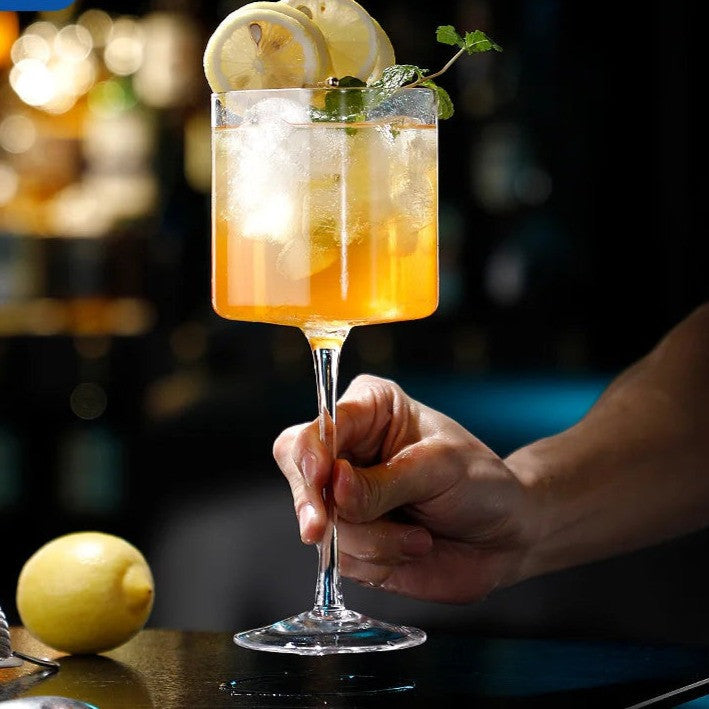 Stornfield | Tall Square Cocktail Glass