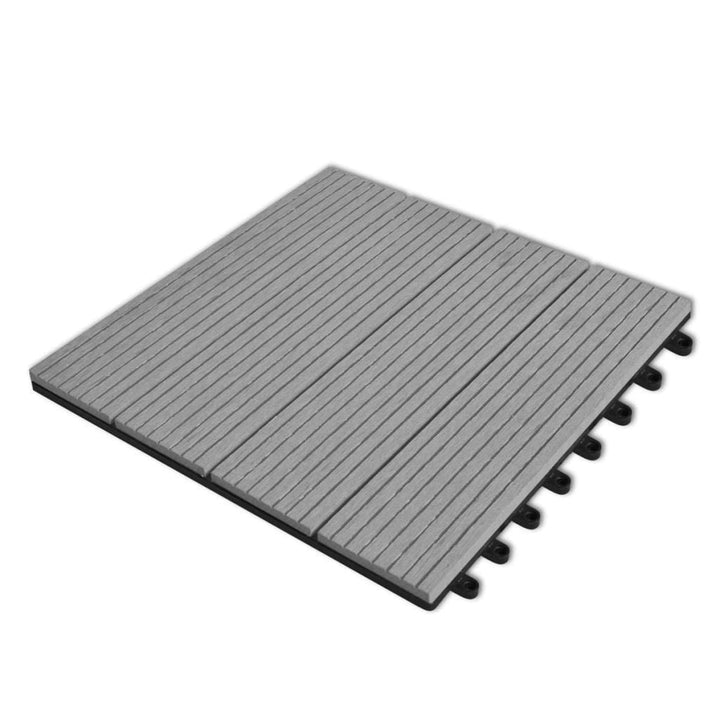 Stornfield | 30x30cm WPC Tiles 11pcs 1m2 Grey