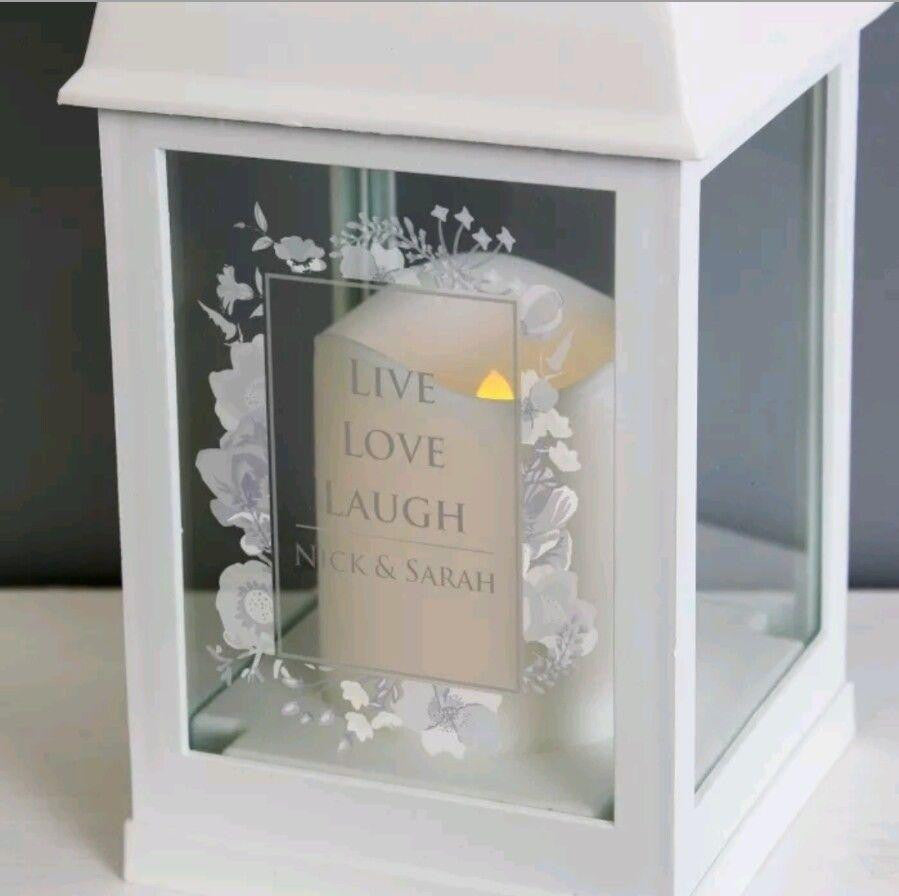 Stornfield | Personalized White LED Lantern