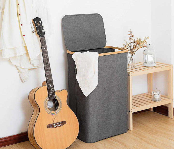 Stornfield | Tall Bamboo Laundry Basket