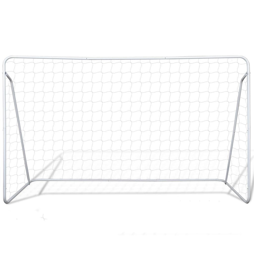 Stornfield | Steel Football Goal Set - 240 x 90 x 150 cm
