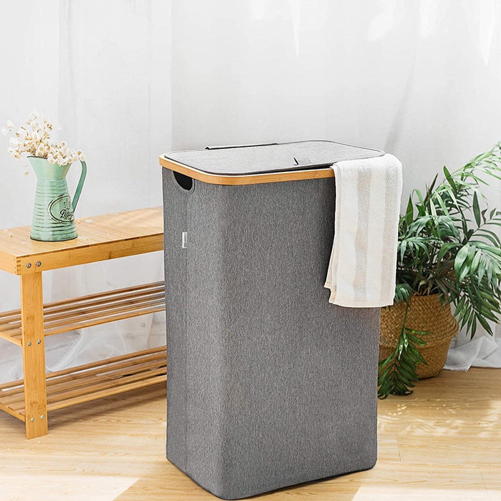 Stornfield | Tall Bamboo Laundry Basket