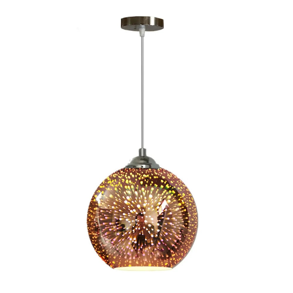 Stornfield | Perforated Glass Ceiling Light
