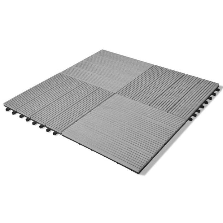 Stornfield | 30x30cm WPC Tiles 11pcs 1m2 Grey