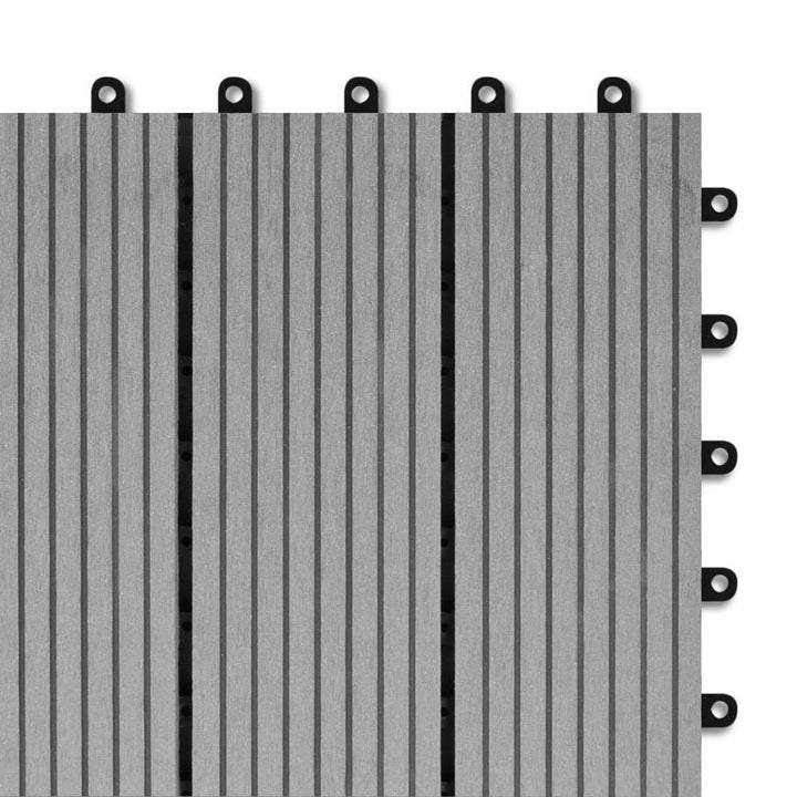 Stornfield | 30x30cm WPC Tiles 11pcs 1m2 Grey