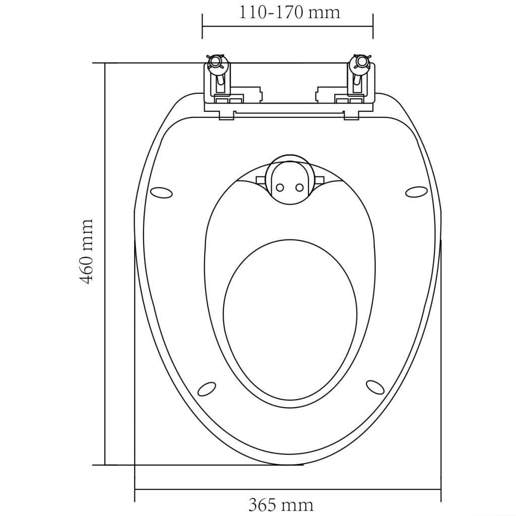 Stornfield | White and Yellow Soft-Close Adult/Child Toilet Seat