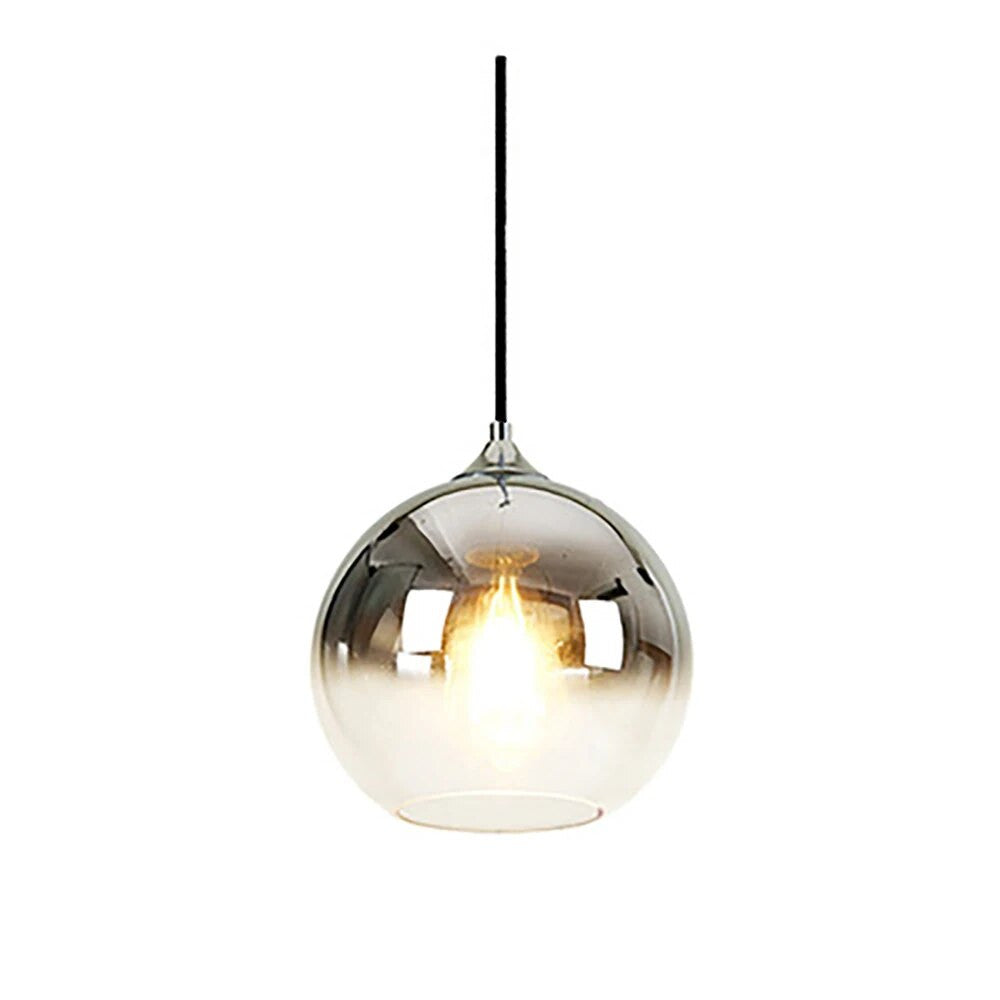 Stornfield | Copper Finish Glass Ceiling Light