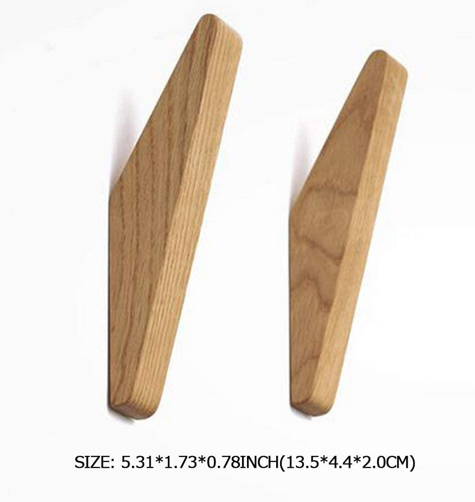 Wooden Wall Hooks Set Nordhaak – 6 Minimalist Coat Hooks Made of Solid Wood | Stornfield