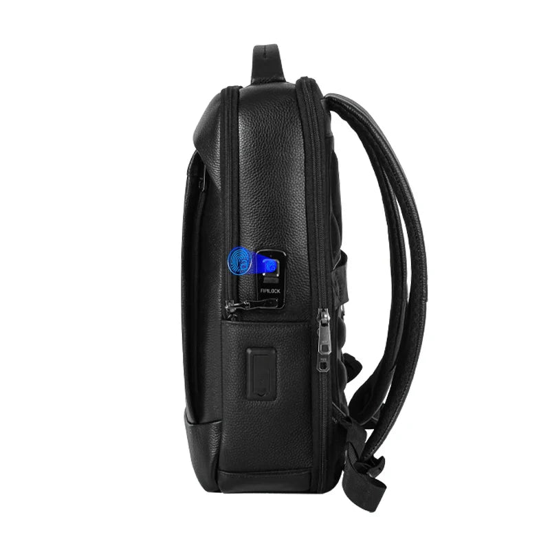 Men’s Business Laptop Backpack with Fingerprint Lock – Large Capacity Anti-Theft | Stornfield