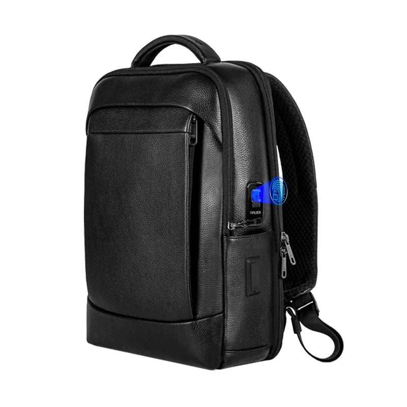 Men’s Business Laptop Backpack with Fingerprint Lock – Large Capacity Anti-Theft | Stornfield