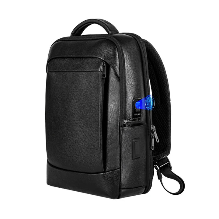 Men’s Business Laptop Backpack with Fingerprint Lock – Large Capacity Anti-Theft | Stornfield