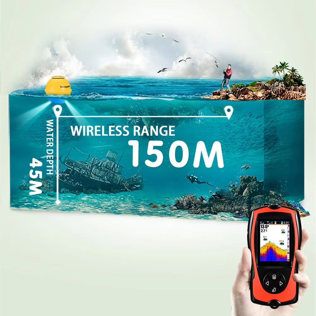 Wireless fish finder with 150m range | Stornfield