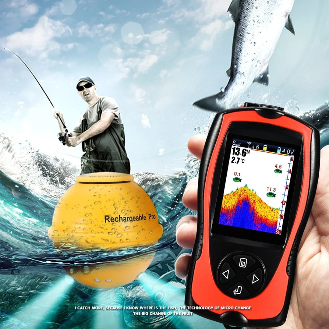 Wireless fish finder with 150m range | Stornfield