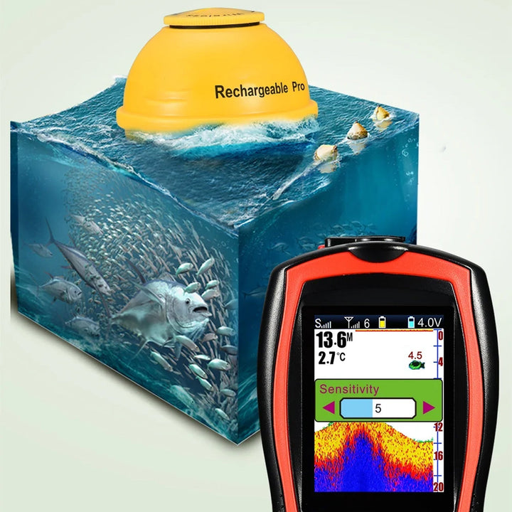 Wireless fish finder with 150m range | Stornfield