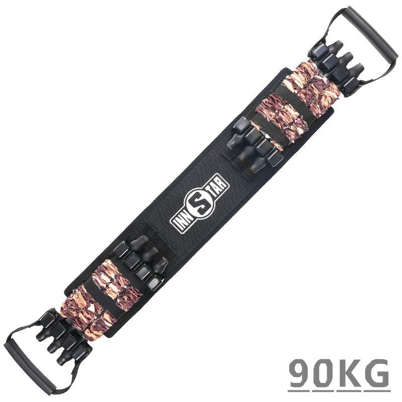 Stornfield | Resistance Band and Bar Set | Adjustable Strength | Portable Home Gym Equipment