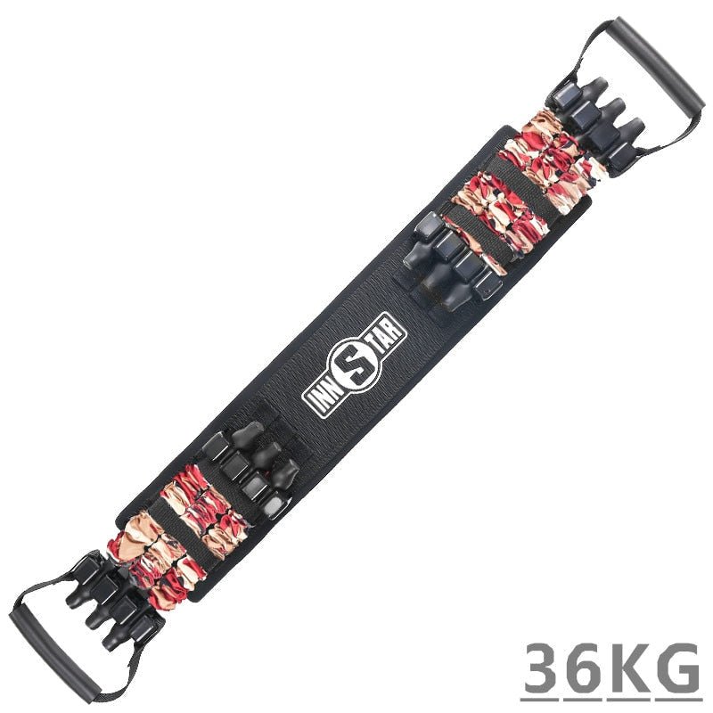Stornfield | Resistance Band and Bar Set | Adjustable Strength | Portable Home Gym Equipment