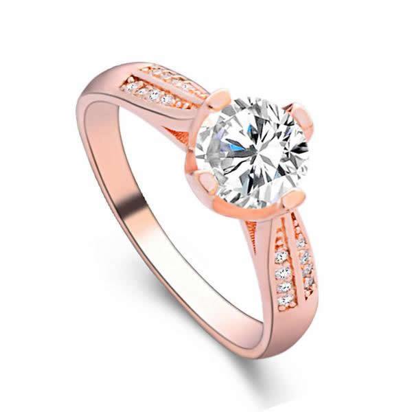 Flower Shape Crystal Ring | Stornfield