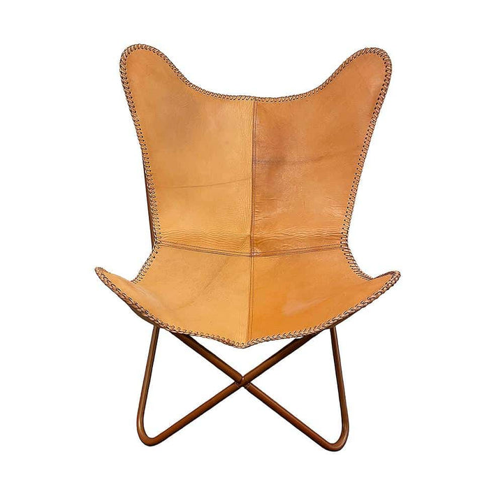 Bat chair made of real leather (available in different colors) | Stornfield