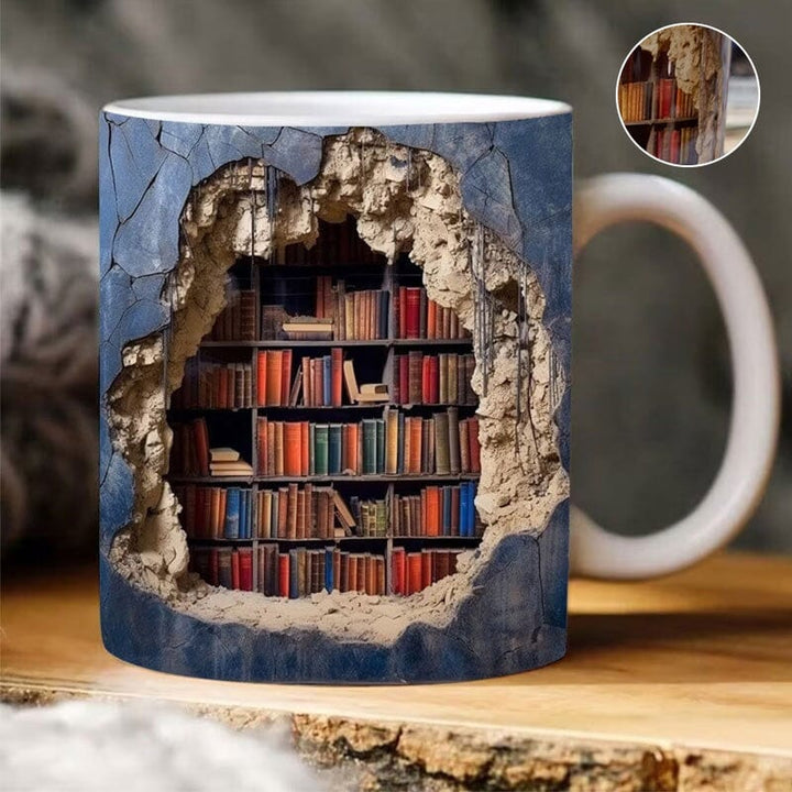 3D Bookshelf Mug | Stornfield