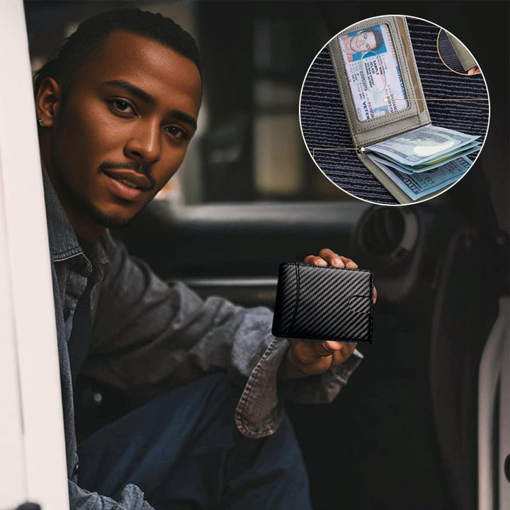 Stornfield | Genuine Leather Anti-theft Swipe Card Holder