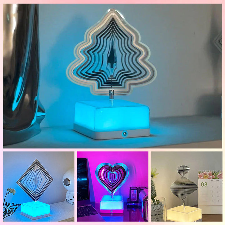 Rotating ambient light made of metal | Stornfield