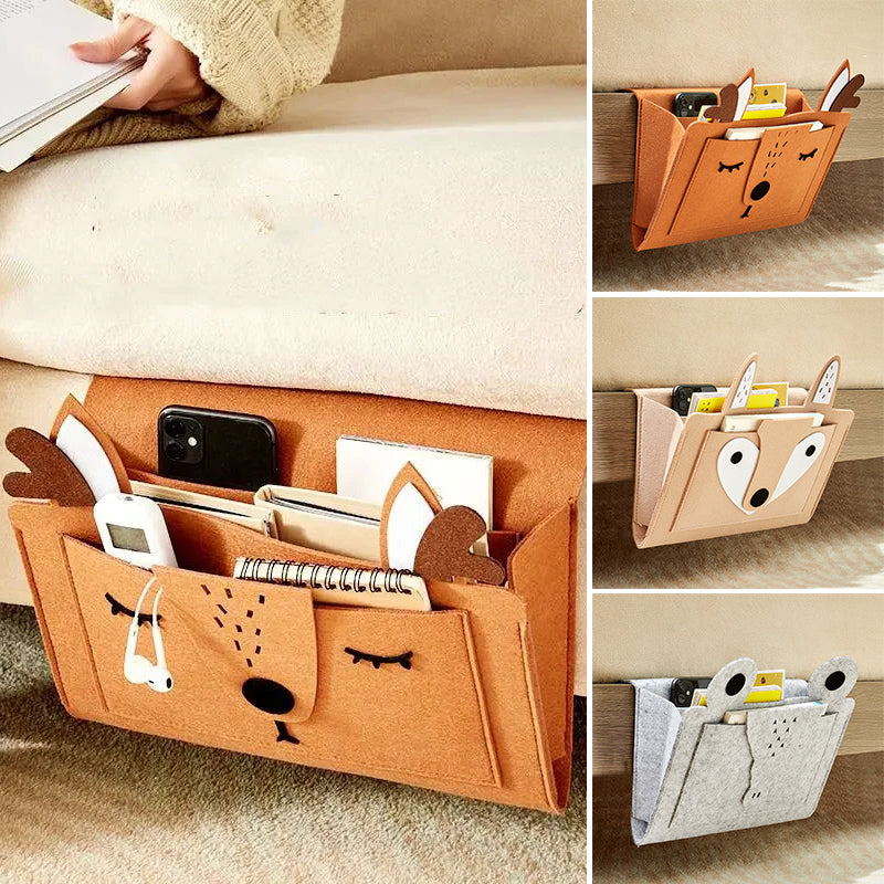 Hanging bedside storage bag | Stornfield
