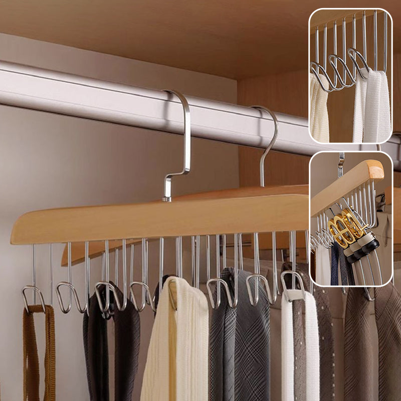 Anti-Slip Multi-Hook Clothes Rack | Stornfield