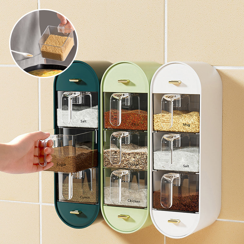 Space-saving spice jar for wall mounting | Stornfield