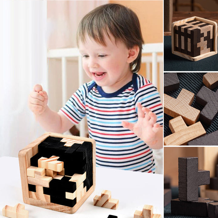 Wooden Intelligence Toy Brain Teaser Game | Stornfield