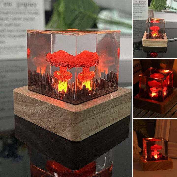 Resin Lamp With Explosive Bombs | Stornfield