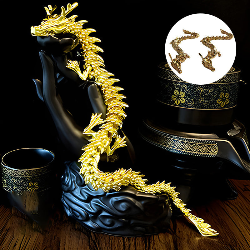 Stornfield | Golden Dragon with Movable Joints
