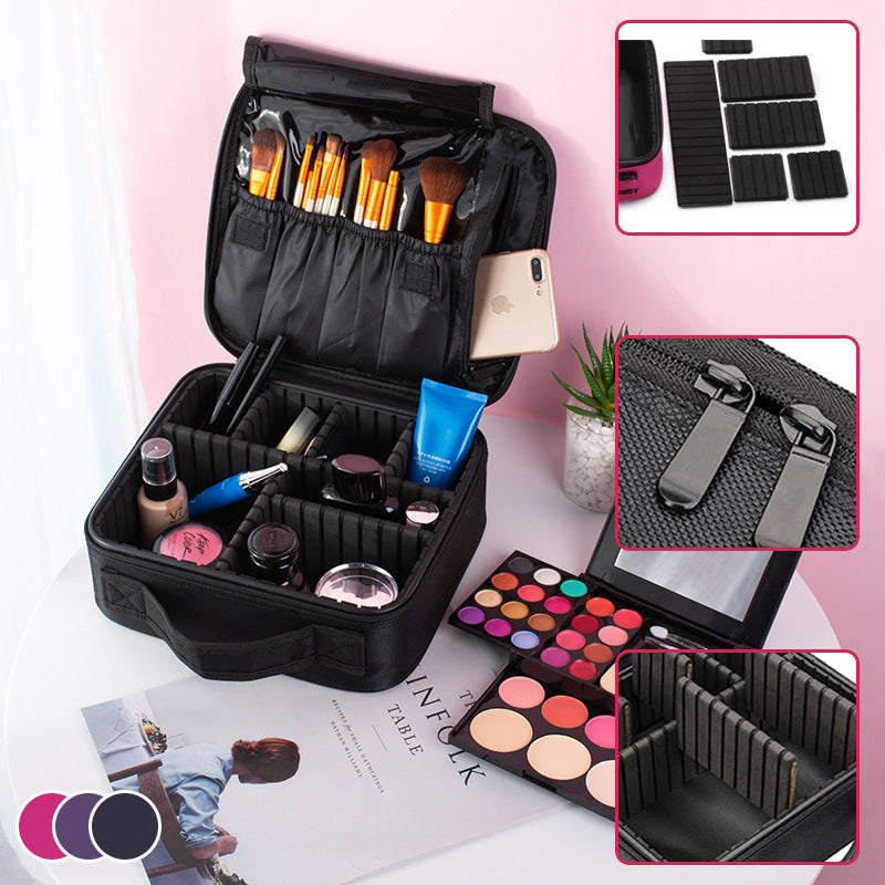Stornfield | Makeup storage bag with adjustable compartment