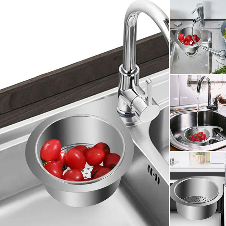 Stainless Steel Swan Sink Strainer Basket | Stornfield