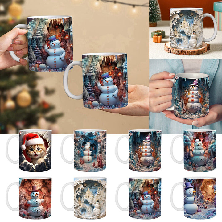 3D snowman mug | Stornfield