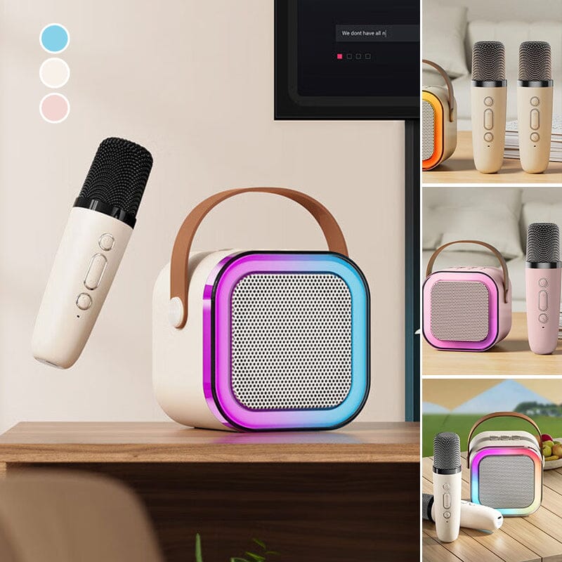 Mini Karaoke Machine with wireless microphones | Stornfield