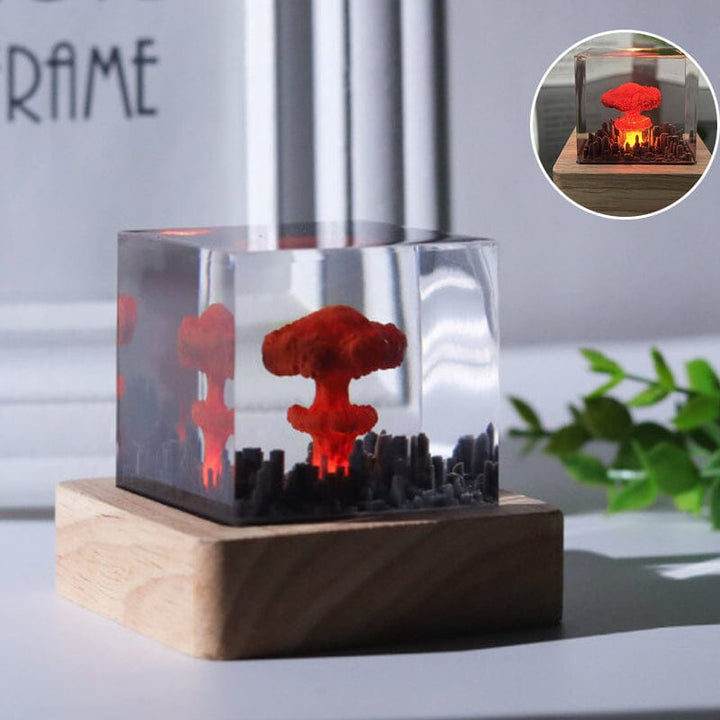Resin Lamp With Explosive Bombs | Stornfield