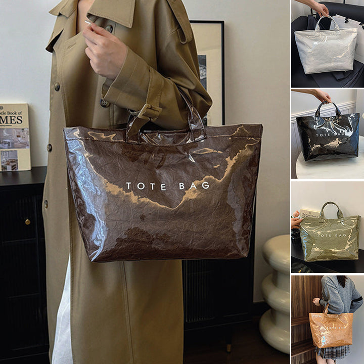 Women Letter Print Tote Bag | Stornfield