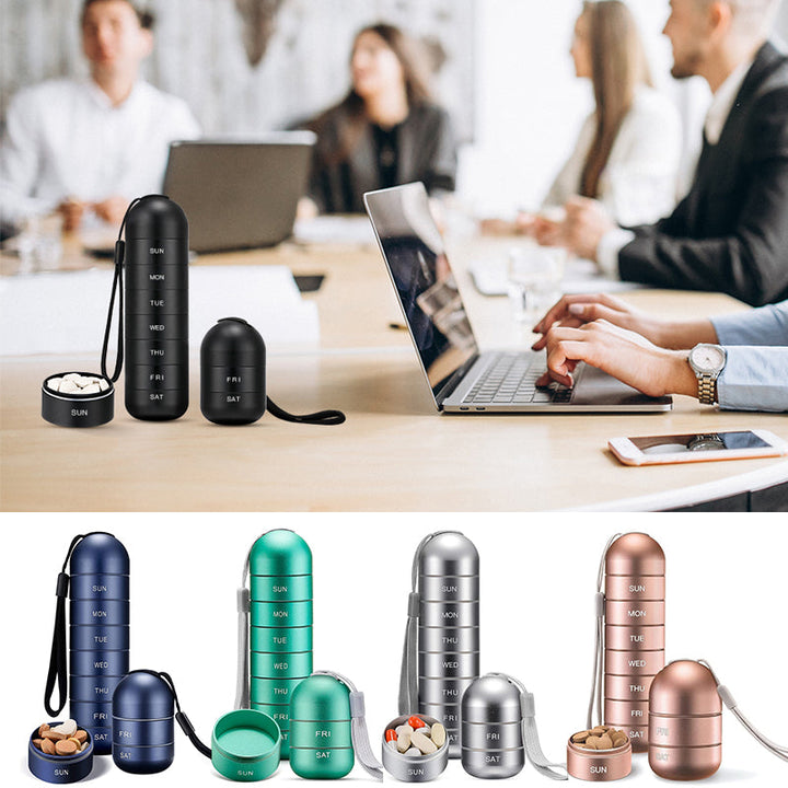 Stornfield | Organisateur de Pilules Portable 7 Jours pour Voyage