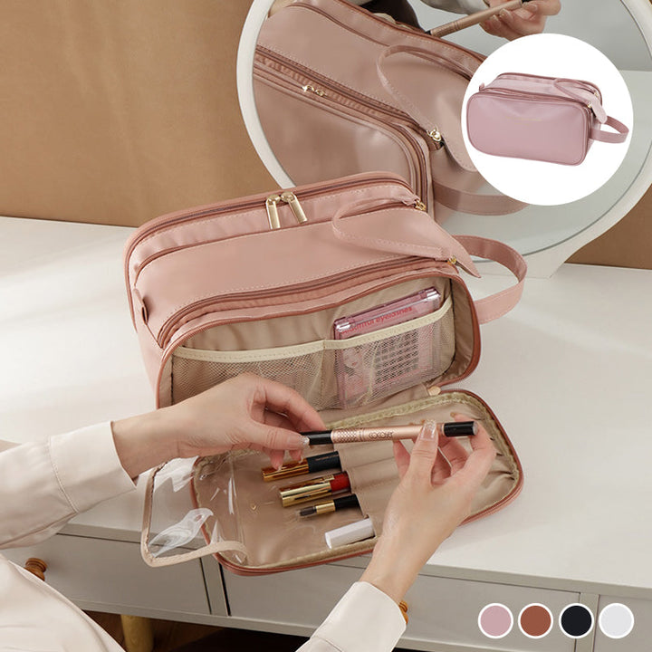 Portable cosmetics bag with large capacity | Stornfield
