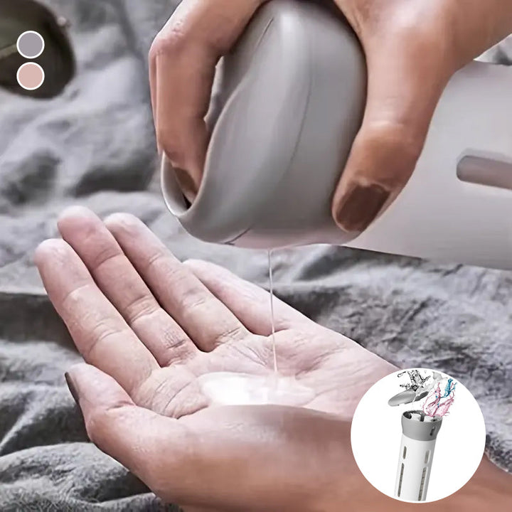4-in-1 bottle with portable skin care dispenser | Stornfield