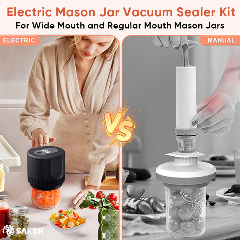 Electric Vacuum Sealer For Mason Jars | Stornfield