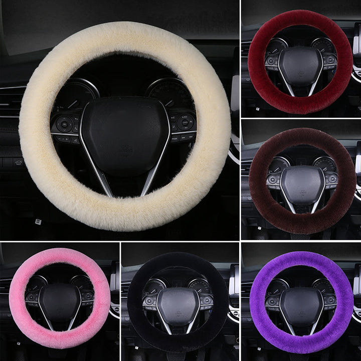 Universal Plush Steering Wheel Cover | Stornfield