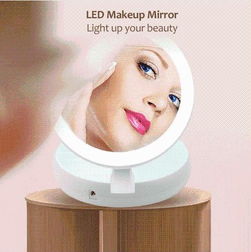 Folding LED Makeup Mirror | Stornfield