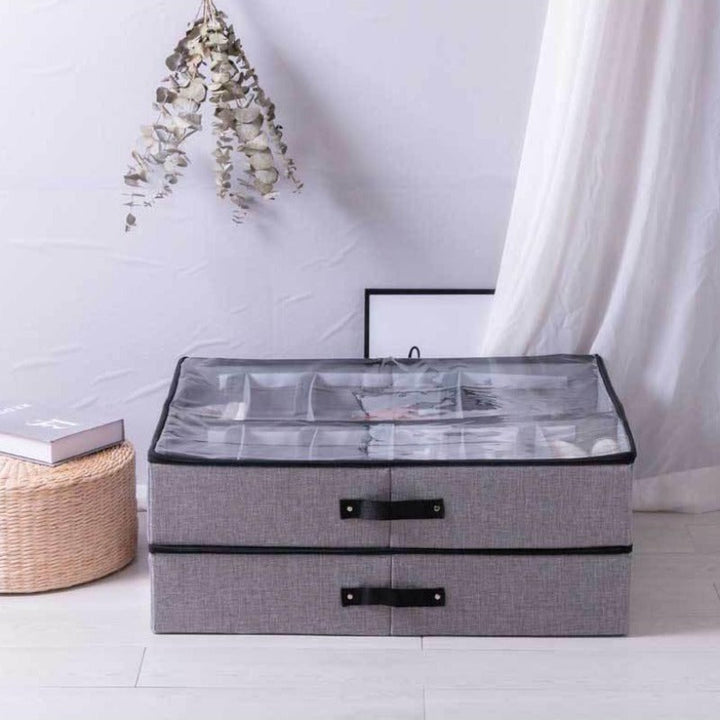 Stornfield | Foldable Shoe Box Organizer and Shoe Storage