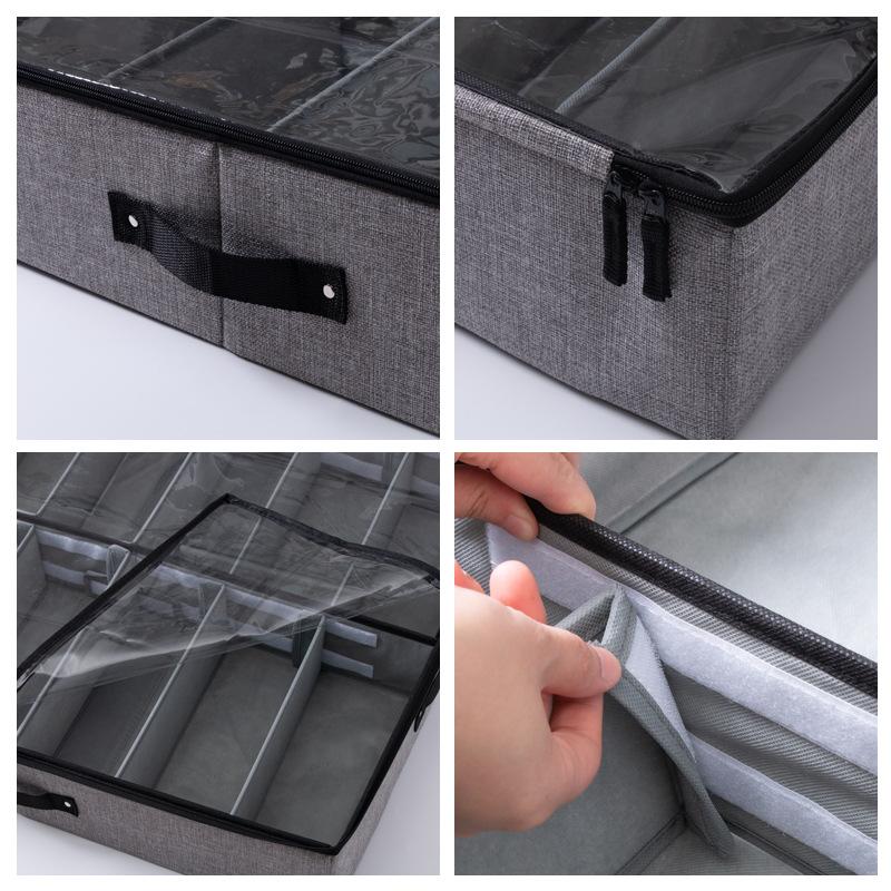 Stornfield | Foldable Shoe Box Organizer and Shoe Storage