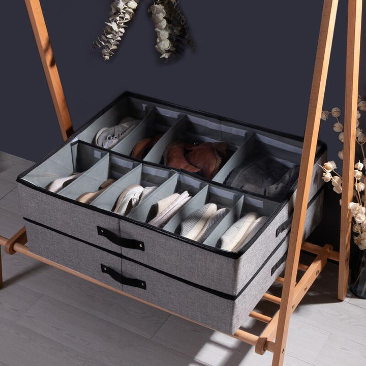 Stornfield | Foldable Shoe Box Organizer and Shoe Storage