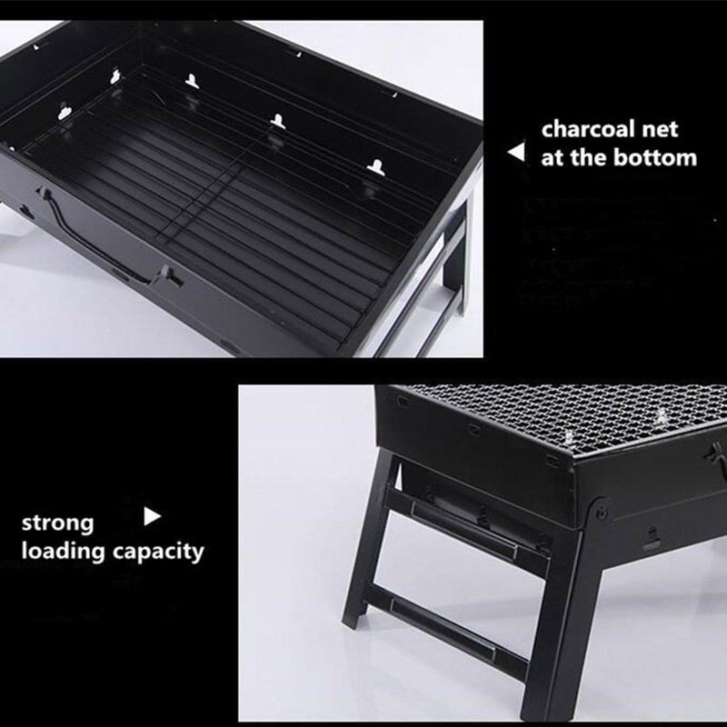Folding Charcoal Grill Portable Outdoor Grill for BBQ Picnic | Stornfield
